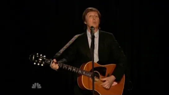 Paul McCartney – Here Today (2010.012.09) Late Night with Jimmy Fallon