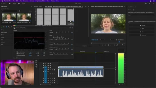 Работаем со звуком в Premiere Pro