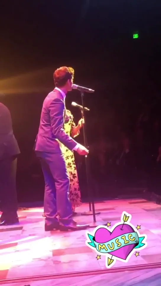 Lea Michele and Darren Criss at the A Musical Evening to Benefit Center Theatre Group’ April 22, 2019- Broadway Baby