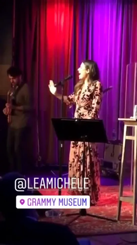 ‘An Evening With Lea Michele’ at The GRAMMY Museum in Los Angeles (November 6, 2018)