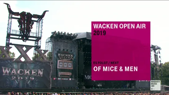 Of Mice & Men Wacken Open Air Harder Stage Hauptstrasse Wacken, Germany August 3, 2019