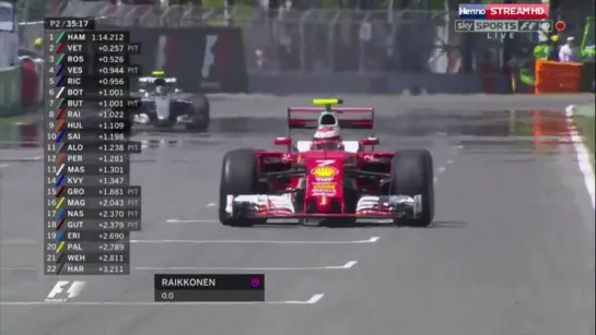 F1 2016. Гран-при Канады. Вторая практика [Sky Sports]