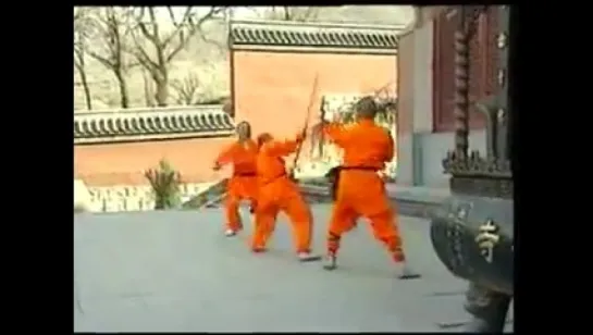 27. 少林武术 - 三人对棍 Shao Lin Martial Art 27.