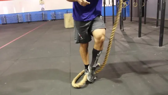 CrossFit - Rope climbing techniques with Jason Khalipa.