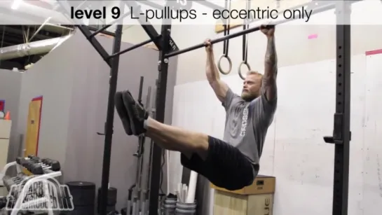 Strict L-Pullup progression.