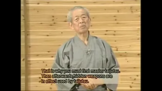 Masaaki Hatsumi - Hidden Weapons - Shuriken Techniques.