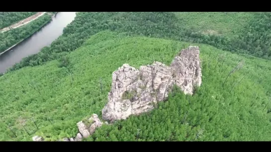 Планета тайга. Скалы Надге.