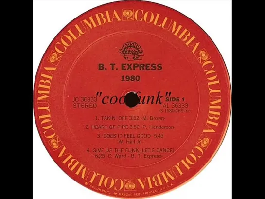 B.T. Express - Takin Off (Funk 1980)