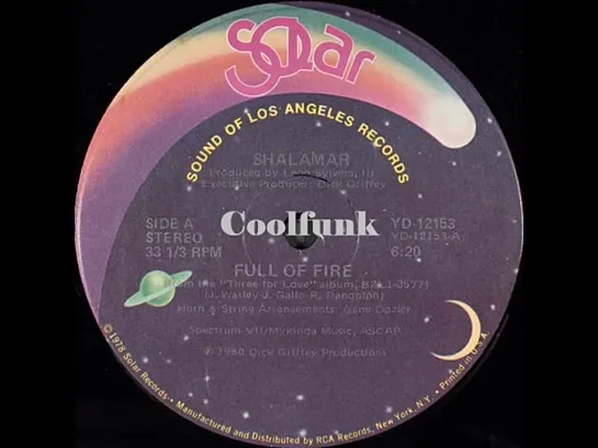 Shalamar - Full Of Fire (12  Disco-Funk 1980)