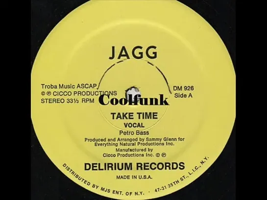 Jagg - Take Time (12 Inch 1982)