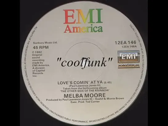 Melba Moore - Loves Comin At Ya (12  Disco-Funk 1982)