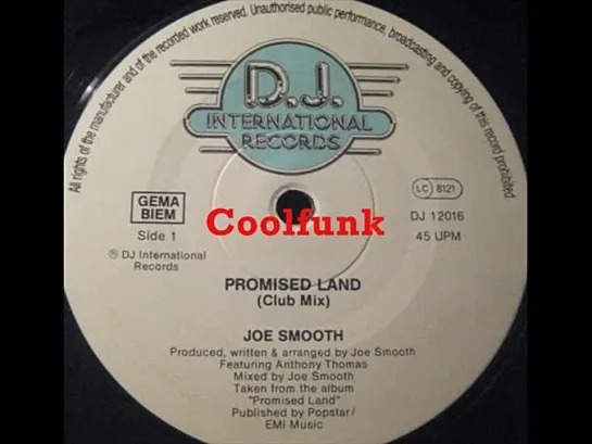 Joe Smooth - The Promised Land (12  Club Mix 1988)