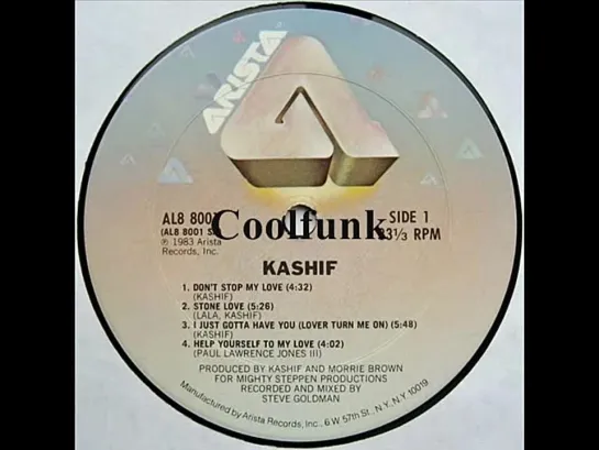 Kashif - Dont Stop My Love (Funk 1983)