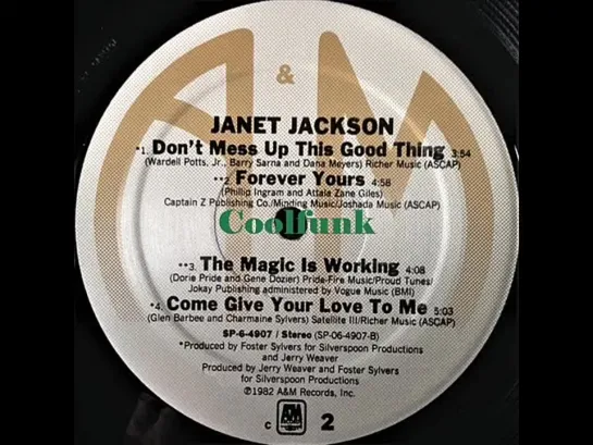 Janet Jackson - Dont Mess Up This Good Thing (Disco-Funk 1982)