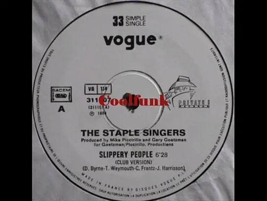 The Staple Singers - Slippery People (12  Club Version 1984)