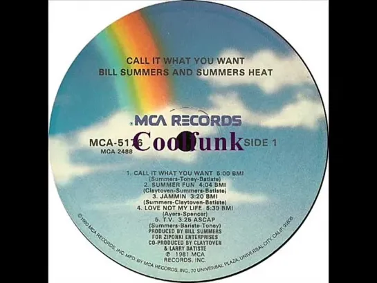 Bill Summers  Summers Heat - Call It What You Want (1981)