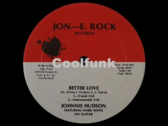 Johnnie Hudson – Better Love (12  Modern-Soul)