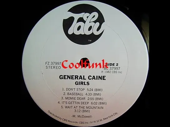 General Caine - Dont Stop (Funk 1982)