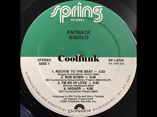 Fatback - Rockin To The Beat (1981)