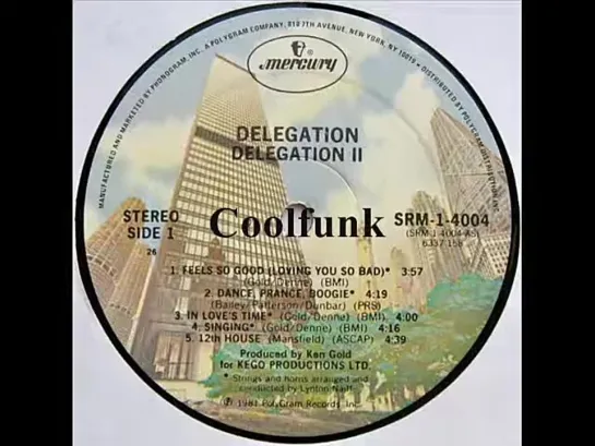 Delegation - Feels So Good (Loving You So Bad)    Disco-Funk 1981