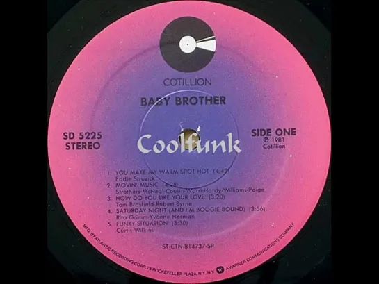 Baby Brother - You Make My Warm Spot Hot (Funk 1981)