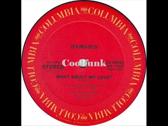 Damaris - What About My Love  (12inch 1983)