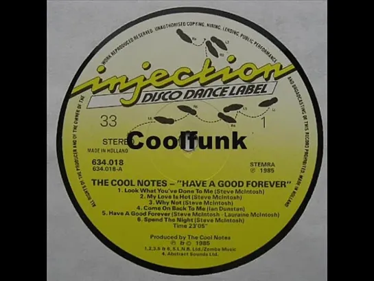 The Cool Notes -  Look What Youve Done To Me (Brit-Funk 1985)