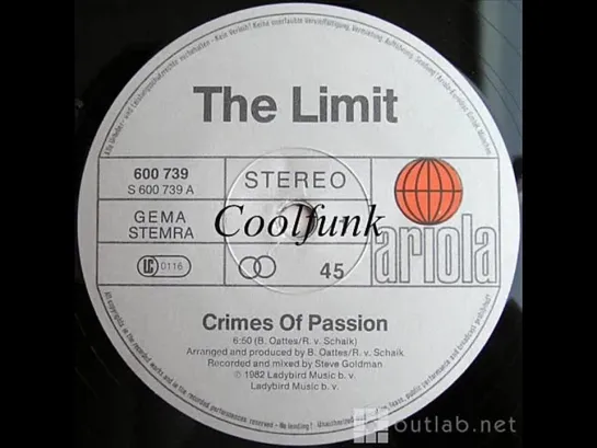 The Limit - Crimes Of Passion (12  Extended 1982)