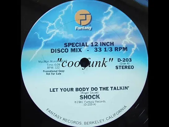 Shock - Let Your Body Do The Talkin (12  Extended Funk 1981)