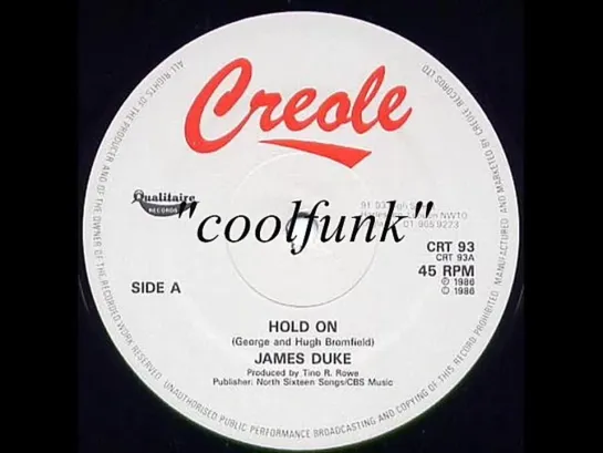 James Duke - Hold On (12  Boogie-Funk 1986)