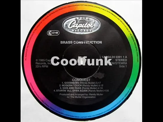 Brass Construction - Startin All Over Again (Funk 1985)