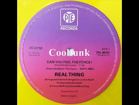 Real Thing -  Can You Feel The Force (12  Disco-Funk 1978)