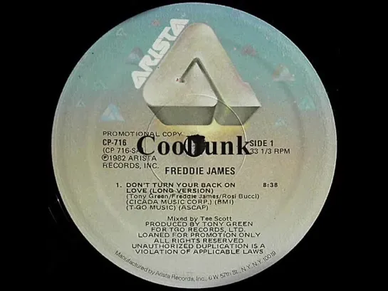 Freddie James - Dont Turn Your Back On Love (12  Funk Extended 1982)