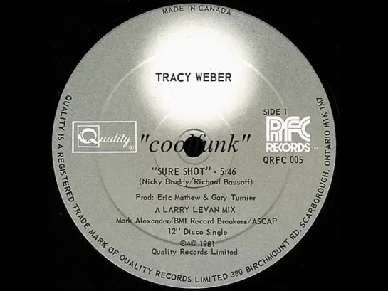 Tracy Weber - Sure Shot (12  Disco-Funk 1981)