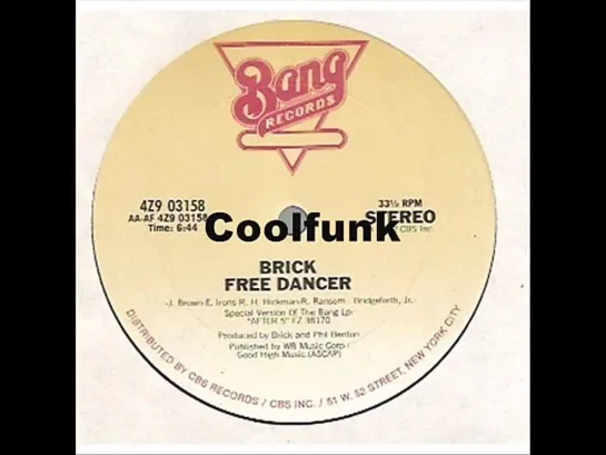 Brick - Free Dancer (12  Funk 1982)