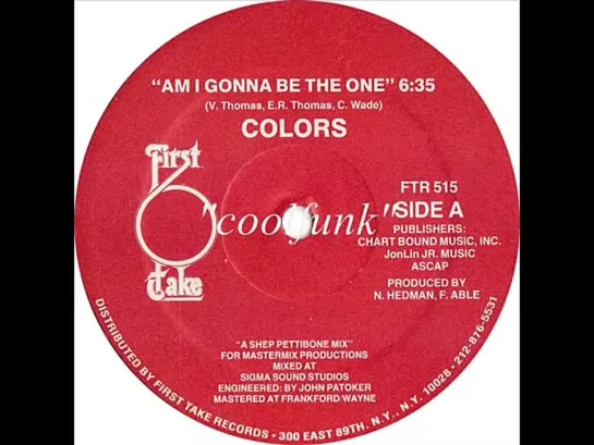 Colors - Am I Gonna Be The One (12  Boogie-Funk 1983)