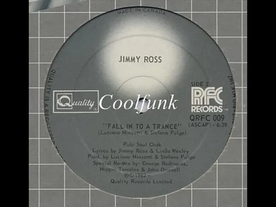 Jimmy Ross - Fall In To A Trance (12  Disco-Funk 1982)