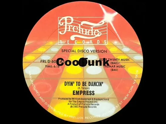 Empress - Dyin To Be Dancin (12  Disco-Boogie 1981)