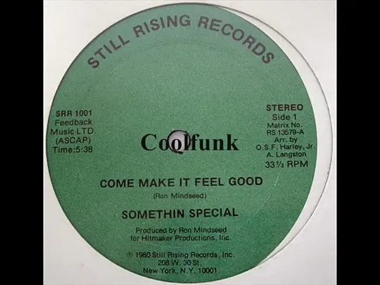 Somethin Special - Come Make It Feel Good (12  Disco-Funk 1980)