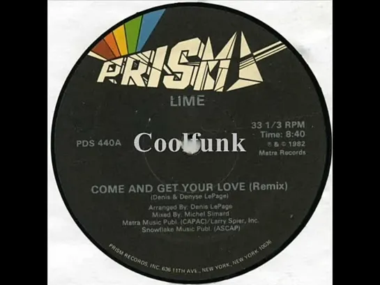 Lime - Come And Get Your Love (12  Hi-Nrg Remix 1982)