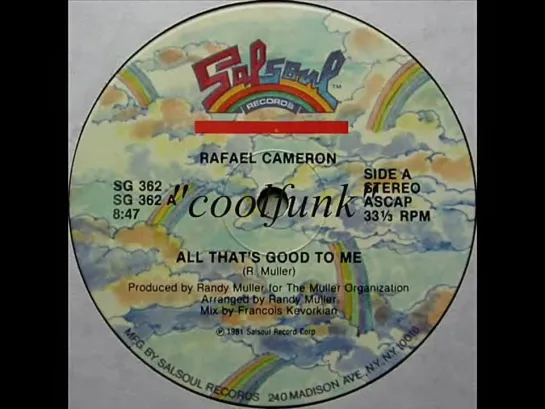 Rafael Cameron - All Thats Good To Me (12  Disco-Funk 1981)