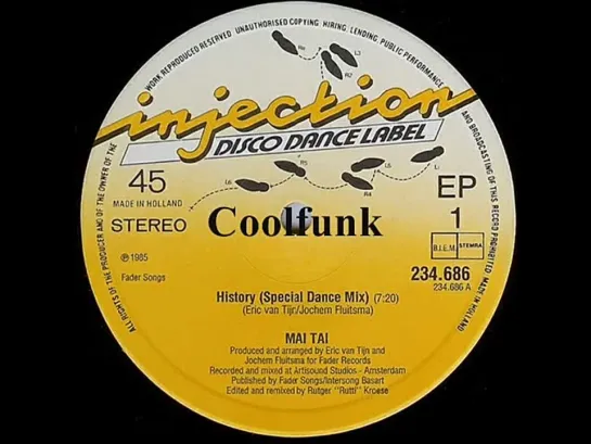 Mai Tai - History (12  Special Dance Mix 1985)