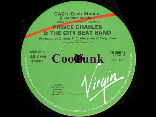 Prince Charles  The City Beat Band  - Cash (Cash Money)    12  Extended 1982