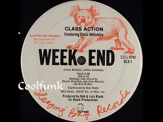 Class Action Feat Chris Wiltshire - Weekend (12  Garage Disco-Funk 1983)