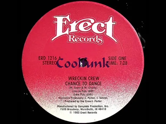 Wreckin Crew - Chance To Dance (12  Funk 1982)