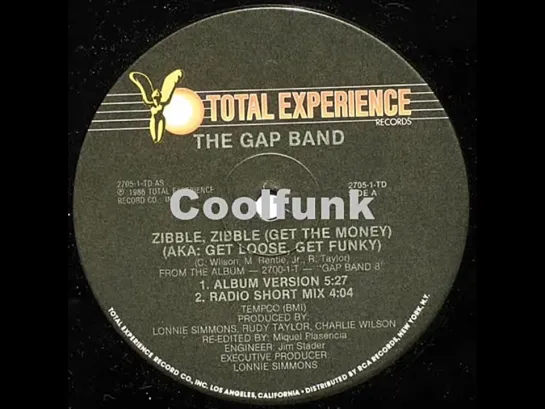 The Gap Band - Zibble, Zibble (Get The Money)   12  Funk 1986