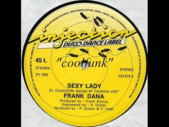 Frank Dana - Sexy Lady (12  Italo Disco-Funk 1982)