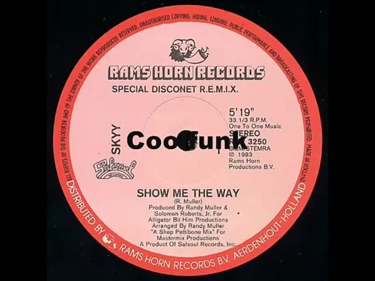 Skyy - Show Me The Way (12  Special Disconet Remix 1983)