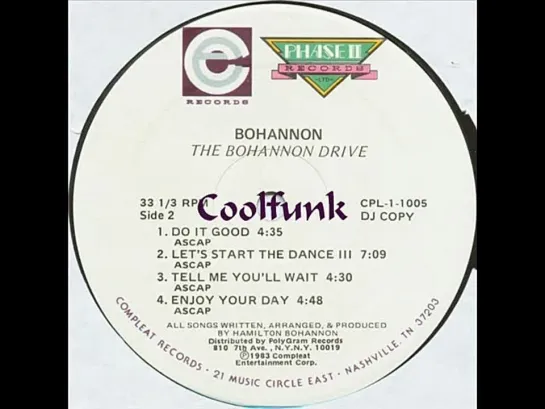 Bohannon - Lets Start The Dance Iii (Funk 1983)