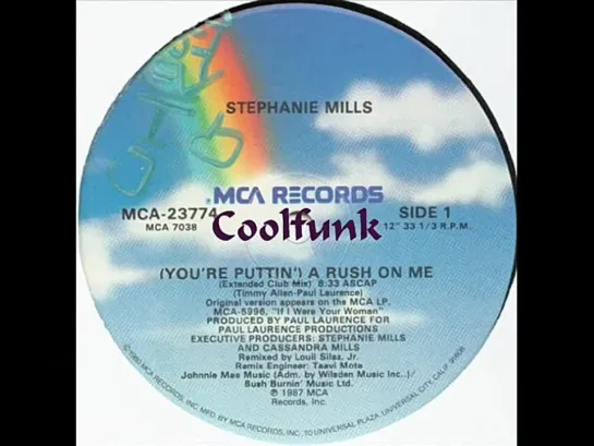 Stephanie Mills - (Youre Puttin) A Rush On Me (12  Extended Club Mix 1987)